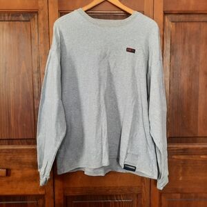 Black Stallion FR Wear 50 Wash FR NFPA 70E Gray Long Sleeve T-shirt Size Large